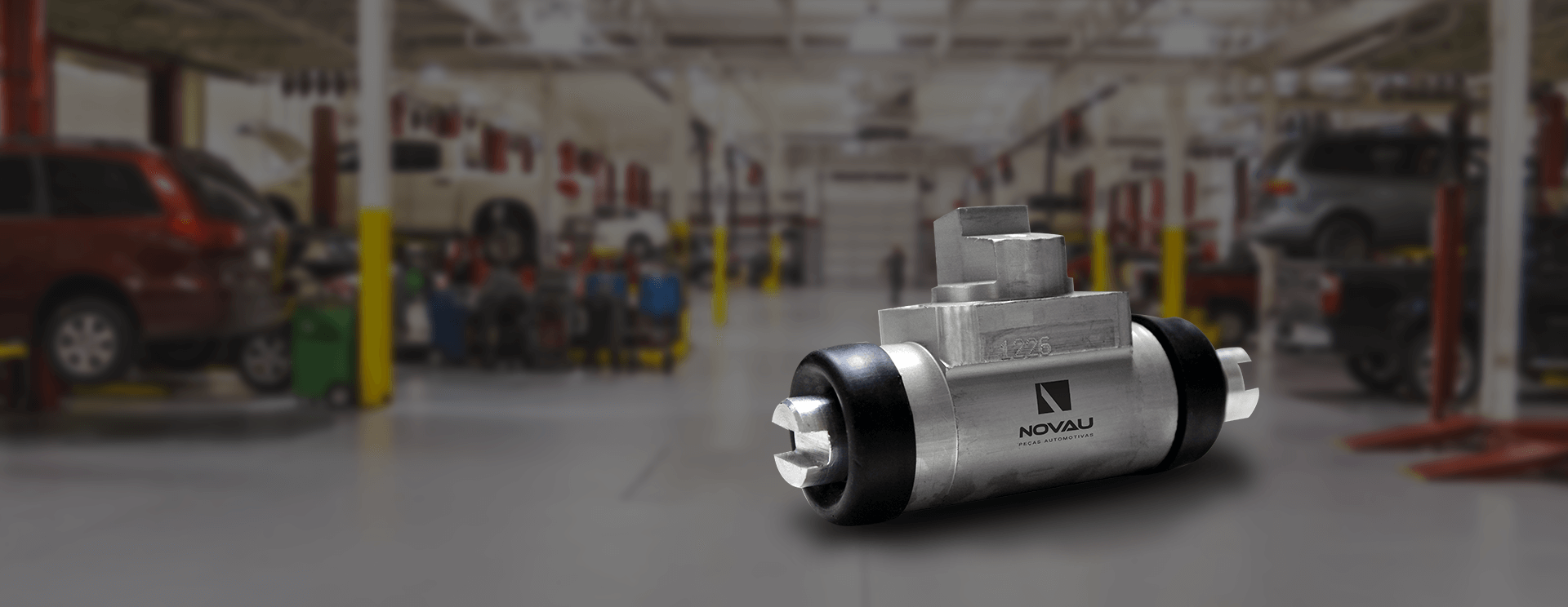 Banner Cilindro de Roda de Aluminio Banner Cilindro de Roda de Aluminio